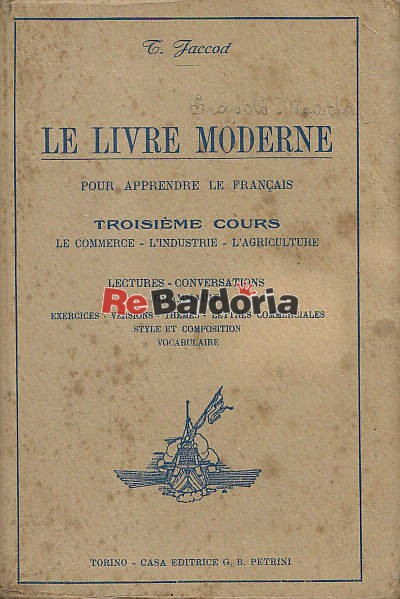 Le livre moderne pour apprendere le français Troisième cours