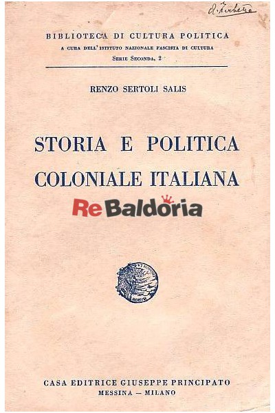 Storia e politica coloniale italiana
