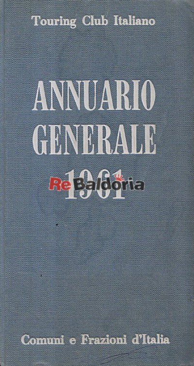 Annuario generale 1961