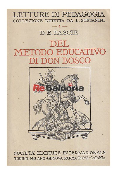 Del metodo educativo di Don Bosco