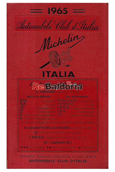 1965 Automobile Club d'Italia - Michelin Italia