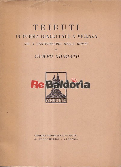 Tributi Di Poesia Dialettale A Vicenza