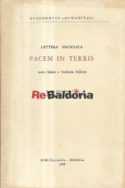 Lettera Enciclica Pacem in Terris