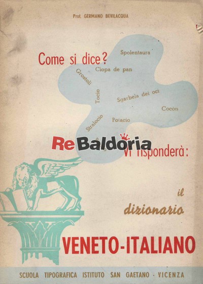 Il dizionario veneto - italiano