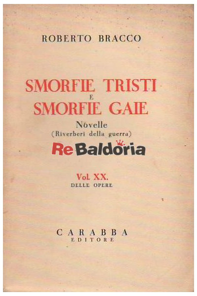 Smorfie Tristi e Smorfie Gaie - Volume XX