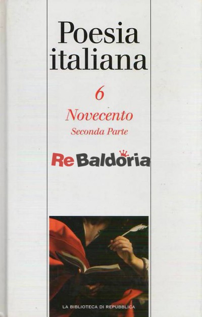 Antologia della poesia italiana 6 - Novecento 2° parte