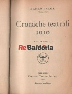 Cronache teatrali 1919