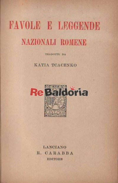 Favole e leggende nazionali romene