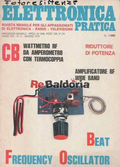 Elettronica pratica anno 8 n 3 - Marzo 1979