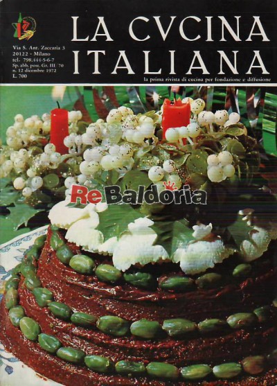 La cucina italiana 12 - Dicembre 1972