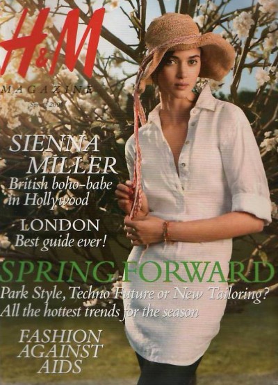 H&M magazine - Spring 2008 - Sienna Miller