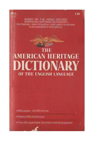 The american Heritage dictionary of the english language