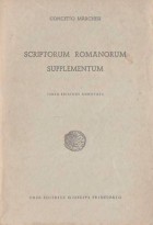 Scriptorum romanorum supplementum