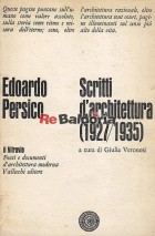 Scritti d'architettura 1927/1935