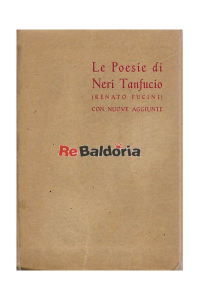 Le poesie di Neri Tanfucio
