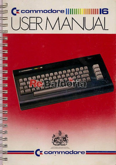 Commodore 16 user manual