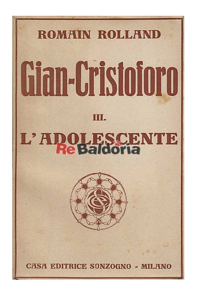Gian-Cristoforo III° L'adolescente